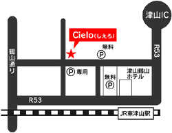 �ÎR���Ł@�C�^���A���@Cielo�i������j�n�}