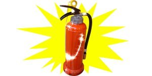 消火器登場！｜津山瓦版防災特集 消化体験