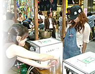 商店街土曜市も同時開催