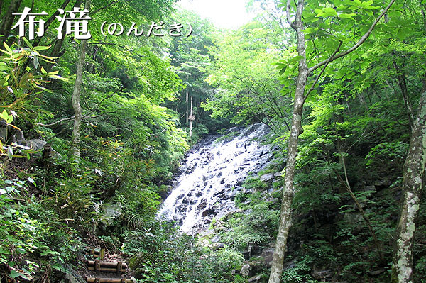 岡山県津山市阿波にある布滝（のんだき）