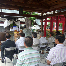 津山で一番早い夏祭り「八頭（やかみ）神社」