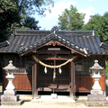 因幡往来に隣接　山王権現を祀る日吉神社