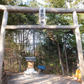 広野小裏山　小祠に祀られている広野神社