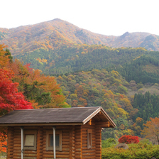 2012年　津川ダム周辺の紅葉です。