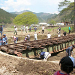 旧津山扇形機関車庫　「津山鉄道遺産2」