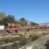 千代稲荷神社と赤い太鼓橋