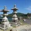 中須賀の石燈籠三基は常夜燈