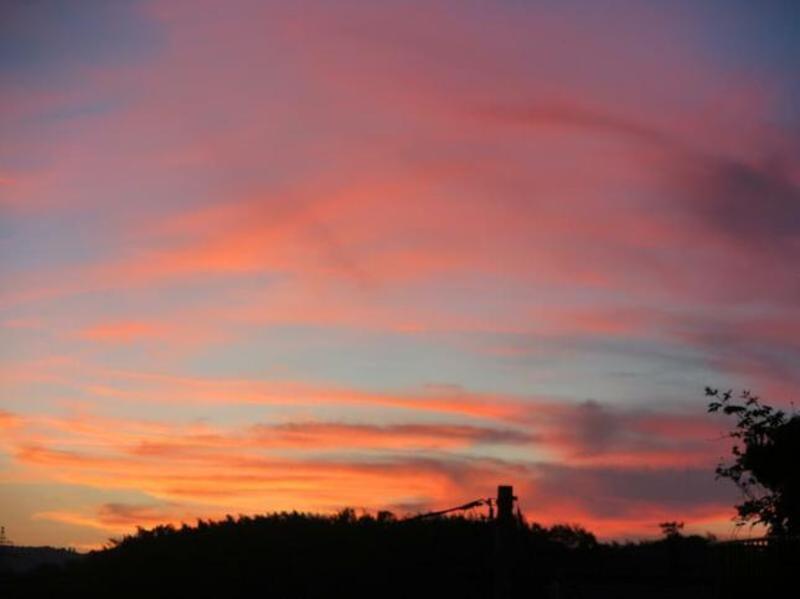 夕焼け空に感動する。 - 津山瓦版