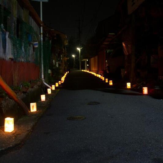 つやま町燈路～コロナに負けない町・城東！～