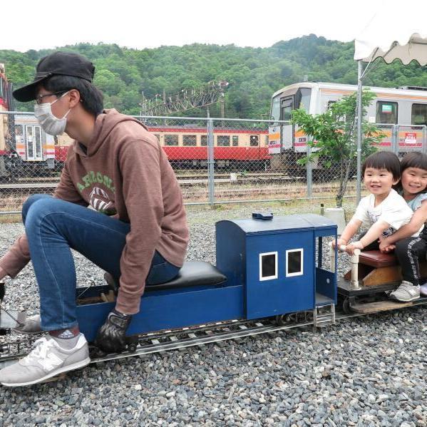 ミニSL乗車体験（津山まなびの鉄道館）