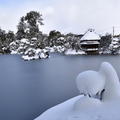 2023年1月の津山市内の雪景色