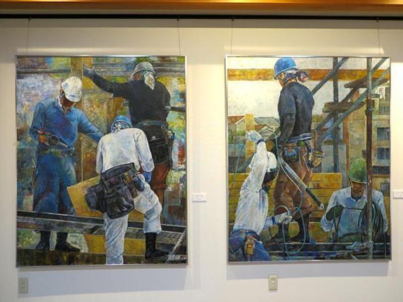 平井眞沙江 油絵展」 - 津山瓦版