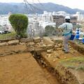 史跡津山城跡 二の丸長柄櫓発掘調査 現地説明会