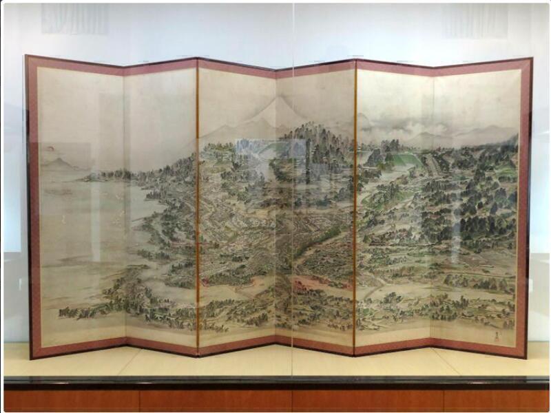 「江戸一目図屏風」の実物を期間限定で展示！