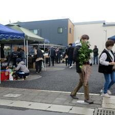 2025年12月の城西朝市の様子