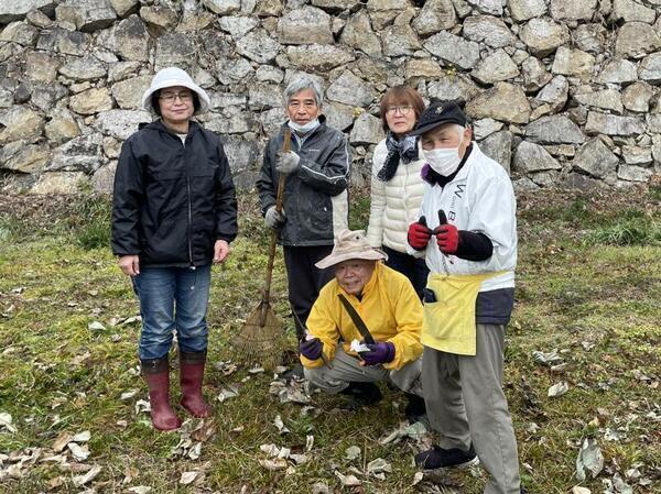 「作州忍者鶴山隊」2025 清掃活動