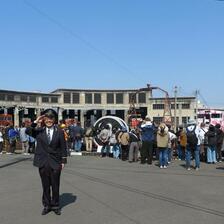 津山まなびの鉄道館　転車台回転実演・森芸アフターイベント