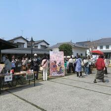 雛まつりマルシェ×作州城東朝市5周年