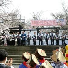 「津山さくらまつり」オープニングの様子