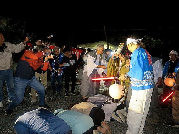 梶並神社の奇祭  当人祭（岡山県重要無形民俗文化財）