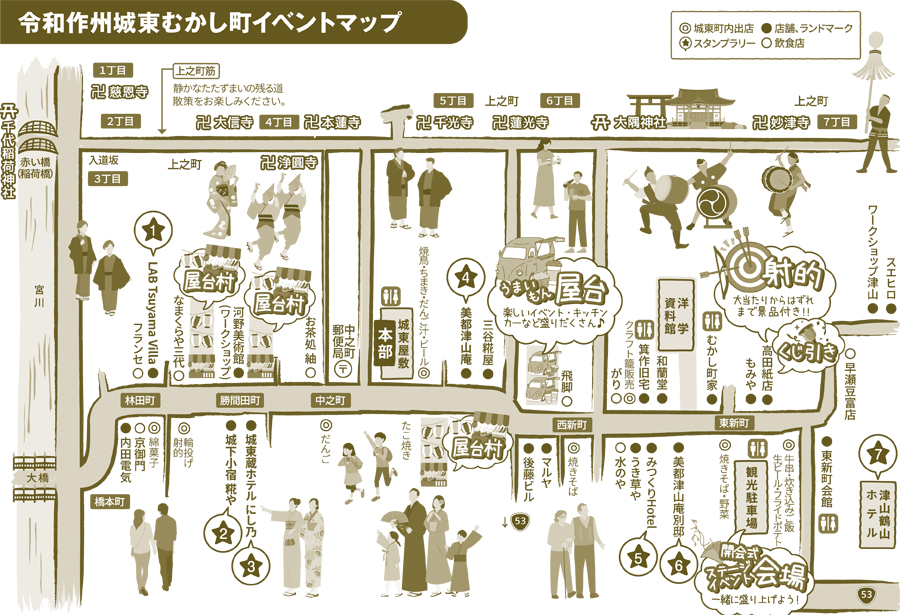 第3回令和作州城東むかし町イベント